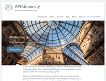 Tablet Screenshot of api-university.com